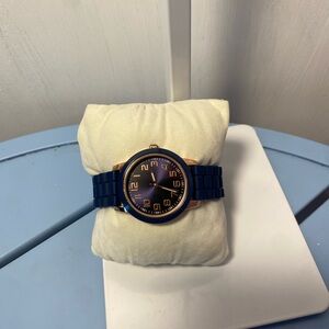 Men’s Blue Wristwatch Copper Stainless Steel  Adjustable Band